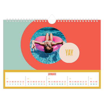 Fotokalender A4 — Oogverblindend mooi
