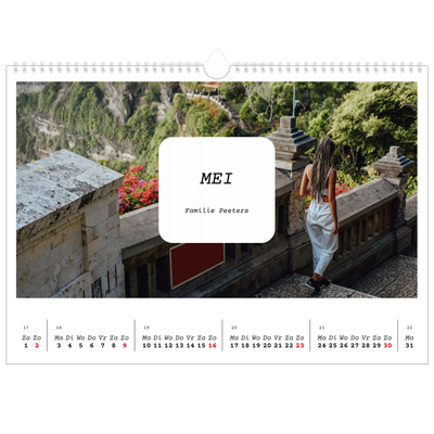 Fotokalender A3 — Het volledige verhaal [Mei]