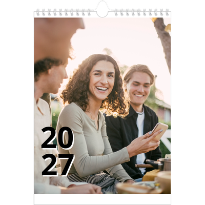 Fotokalender A4 (20 x 30 cm) — Letter stijl [omslag]