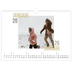 Fotokalender A3 — Dubbele tekst [Januari]