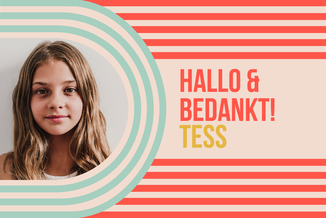 Bedankkaarten — Oogverblindend mooi