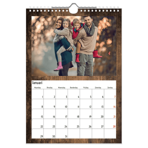 Fotokalender A4 » Kalender A4 maken » Begin nu!  Albelli
