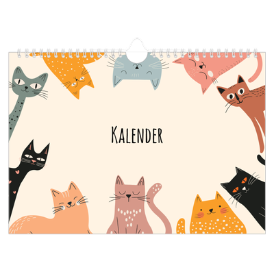 Fotokalender A4 — Kattenpoten en krabbels [omslag]