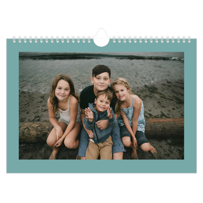 Fotokalender A4 — Achtergrond in aardetinten [omslag]