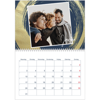 Fotokalender A4 Dubbel — Goudenpenseel vegen