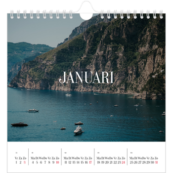 Fotokalender Vierkant — Eindeloze ontsnapping