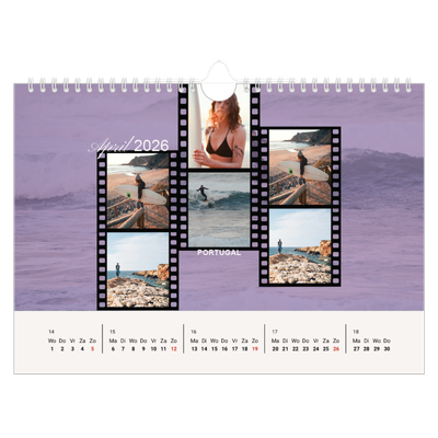 Fotokalender A4 — Zin in avontuur [April]