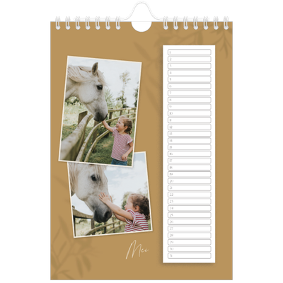 Fotokalender A5 — Warme aardetinten [Mei]