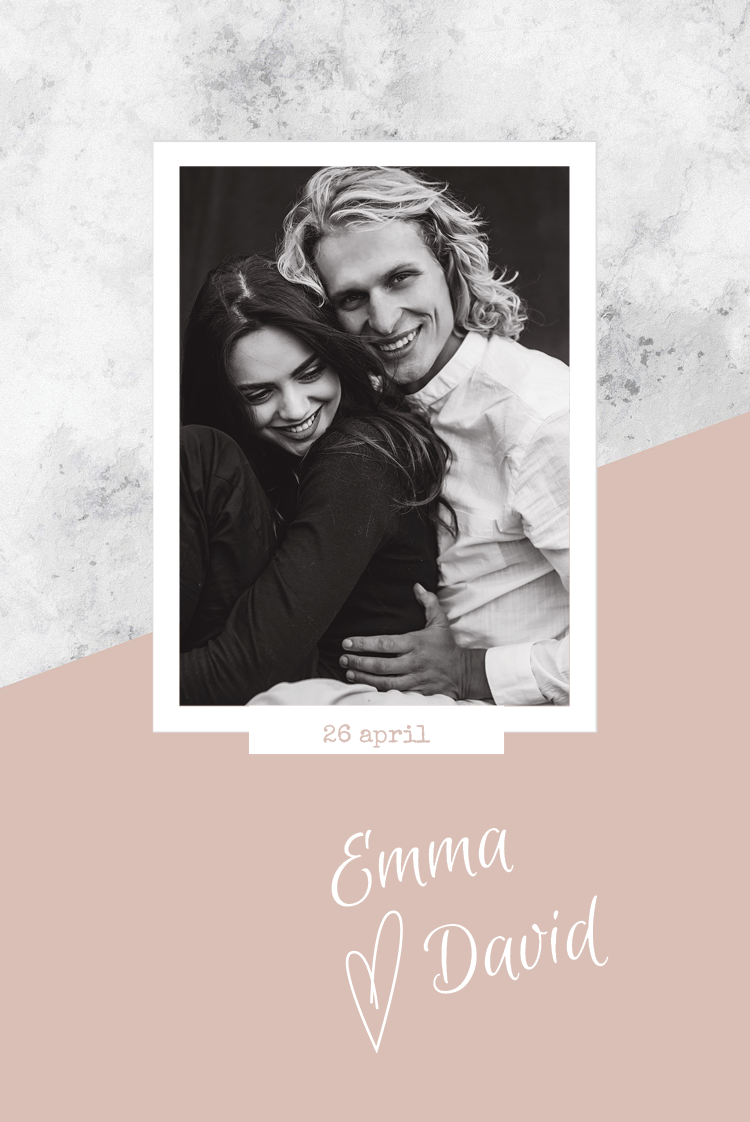 Uitnodigingen — Marmeren blok