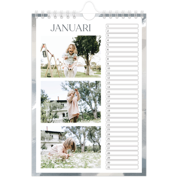 Fotokalender A5 — Verfkwast effect