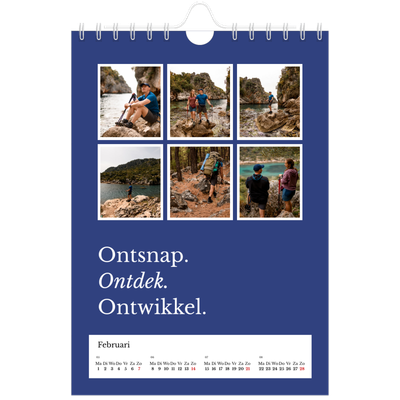 Fotokalender A5 — Redactionele Aarde [Februari]