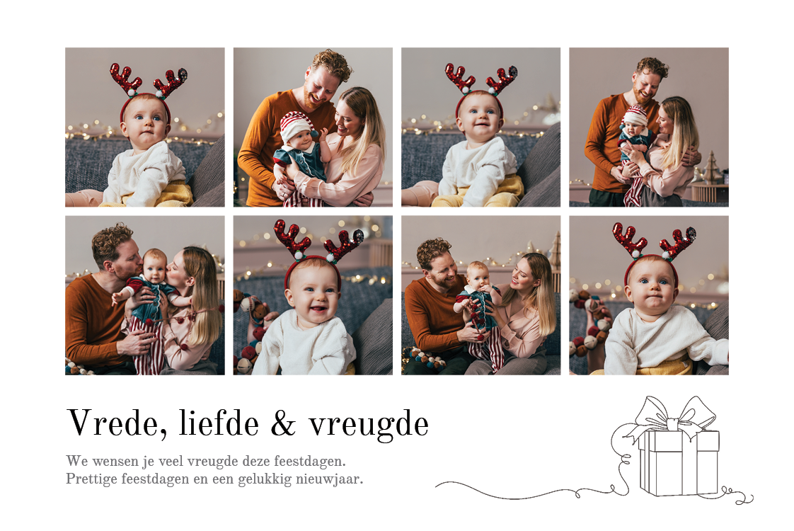 Fotokaarten — Feestelijk raster