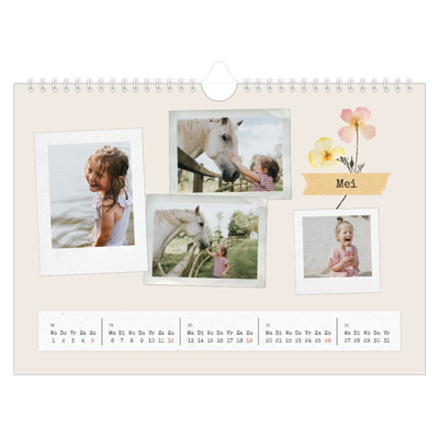 Fotokalender A4 — Vintage scrapbook [omslag]