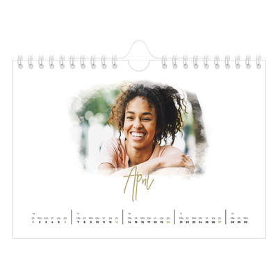 Fotokalender A5 — Foto effect [April]