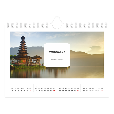 Fotokalender A5 — Het volledige verhaal [Februari]