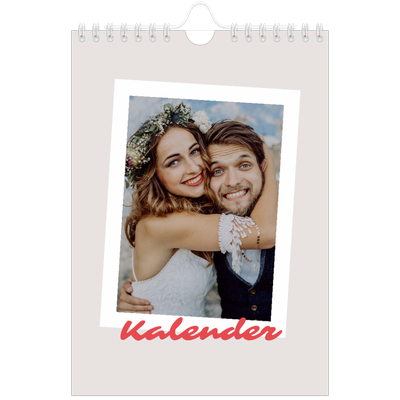 Fotokalender A5 — Karmijnrode handtekening [omslag]