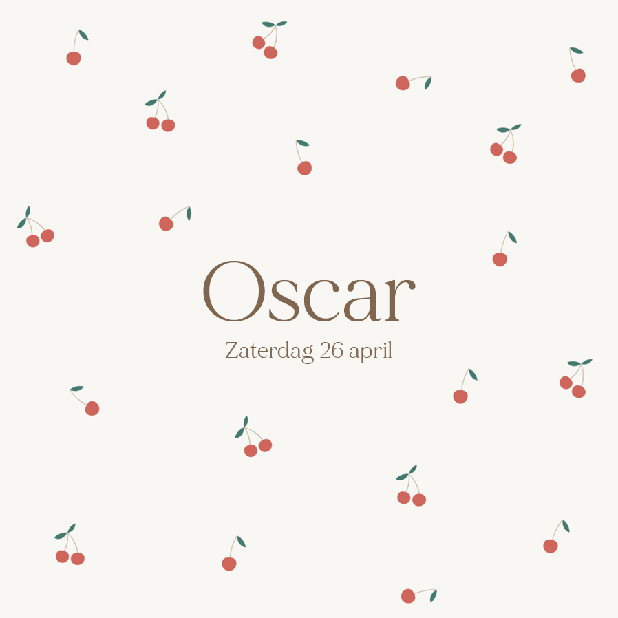 Uitnodigingen — Kersen gelukzaligheid