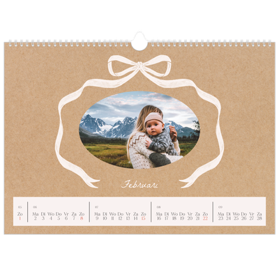 Fotokalender A3 — Kraft en strik [Februari]