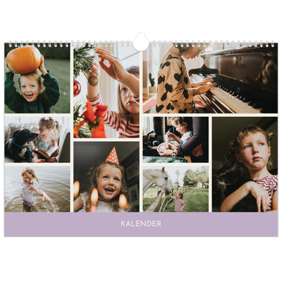 Fotokalender A3 — Pastel hoofdstukken [omslag]