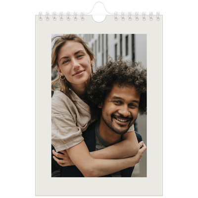 Fotokalender A5 — Simpel ivoor [omslag]