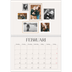 Fotokalender A4 Dubbel (30 x 40 cm) — Fotowand gallerij [Februari]