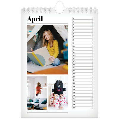 Fotokalender A5 — Vers van de pers [April]