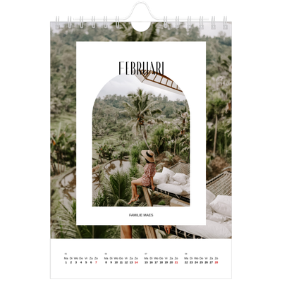 Fotokalender A5 — De open boog [Februari]