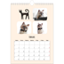 Fotokalender A4 (20 x 30 cm) — Kattenpoten en krabbels [Februari]