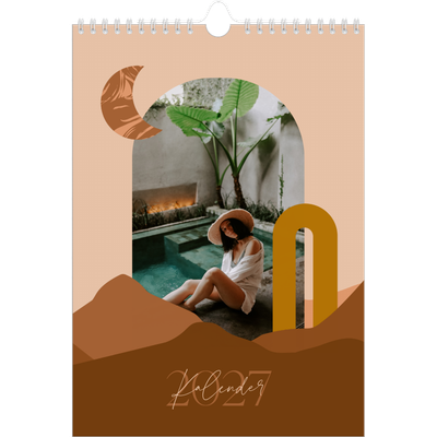 Fotokalender A4 (20 x 30 cm) — Neutrale bergen [omslag]