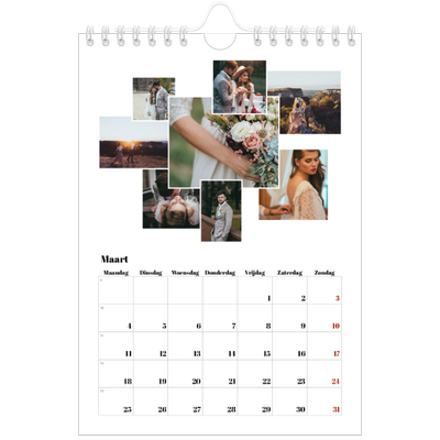 Fotokalender A5 — Collage shapes [Maart]