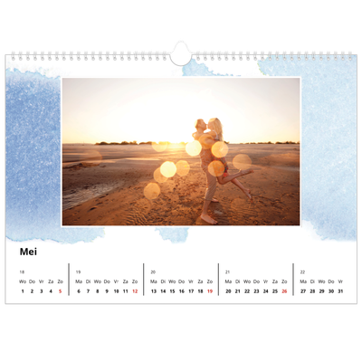 Fotokalender A3 — Aquarel achtergronden [omslag]