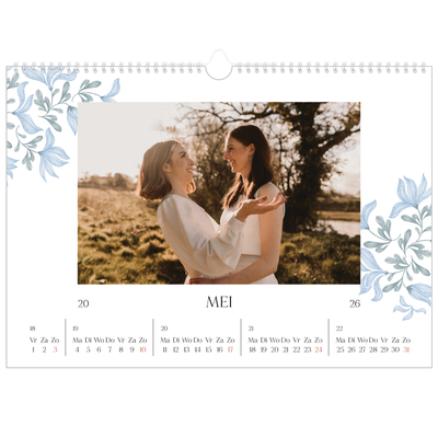 Fotokalender A3 — Elegant bloemig [omslag]