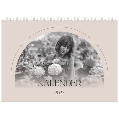 Fotokalender A4 Dubbel (30 x 40 cm) — Simpel botanisch [omslag]