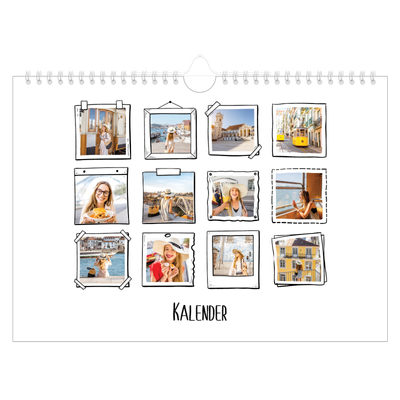 Fotokalender A4 — Plakboekmomenten [omslag]