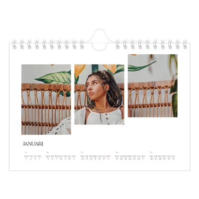 Fotokalender A5 — Reismozaïeken [Januari]