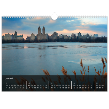 Fotokalender A3 — Fotoverloop naar transparant
