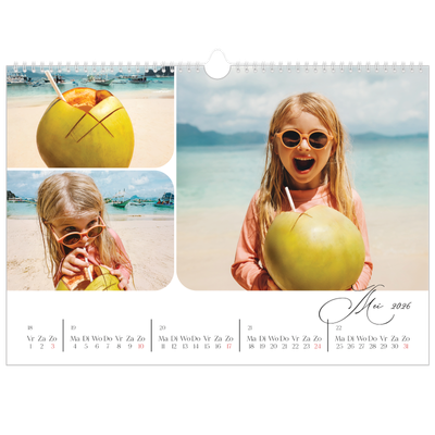 Fotokalender A3 — Momentopnamen en schrift [omslag]
