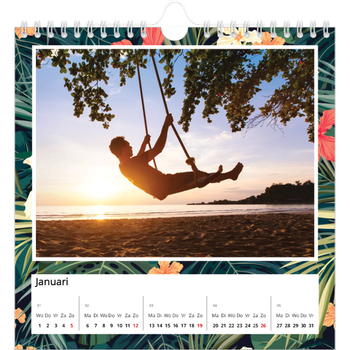 Fotokalender Vierkant — Tropische planten