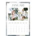 Fotokalender A4 (20 x 30 cm) — Verfkwast effect [Januari]