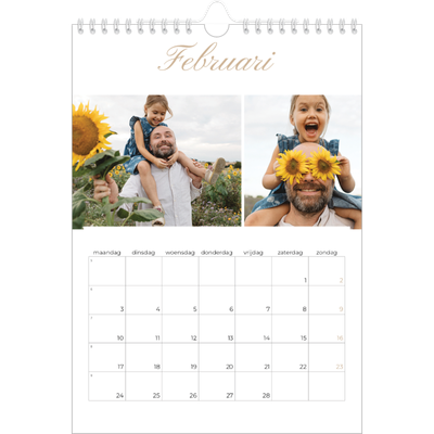 Fotokalender A4 (20 x 30 cm) — Fotobox [Februari]