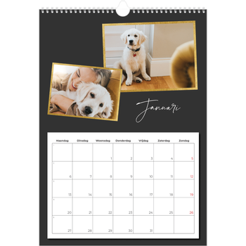 Fotokalender A3 — Herinneringen verzamelen