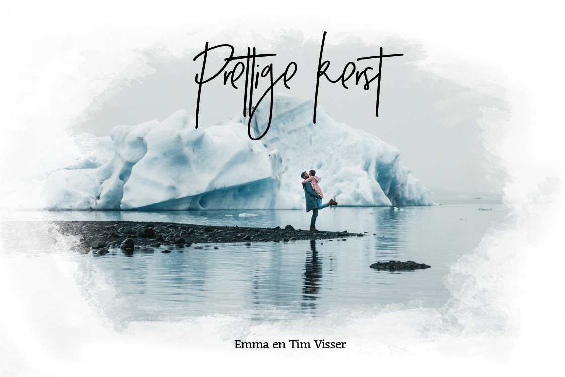 Fotokaarten — Winters doorkijkje