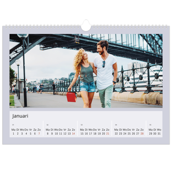 Fotokalender A3 — Kleurrijke kaders