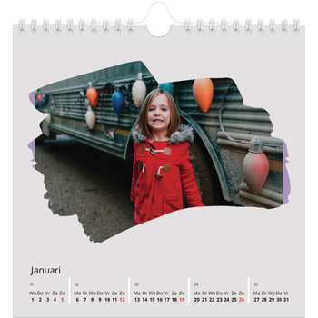 Fotokalender Vierkant — Penseelstreken