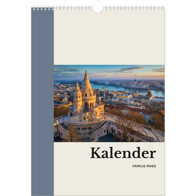 A3 Jaarkalender — Bezienswaardigheden van de wereld [omslag]