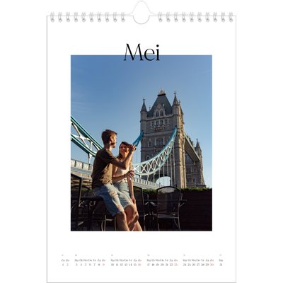 Fotokalender A4 (20 x 30 cm) — Mijn reisverhaal - Londen [Mei]