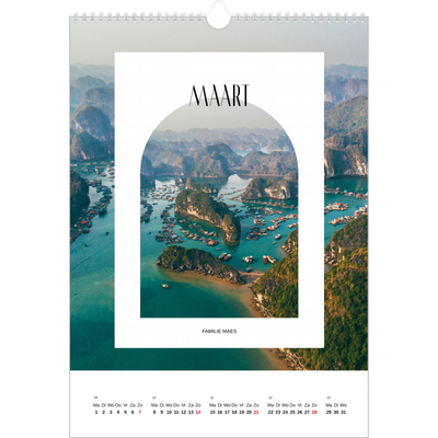 A3 Jaarkalender — De open boog [Maart]