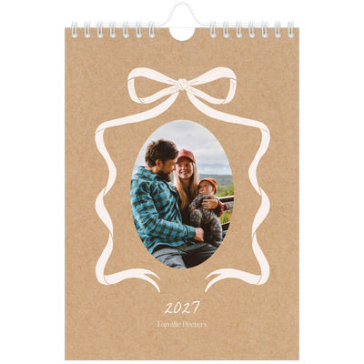 Fotokalender A5 — Kraft en strik [omslag]