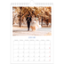 Fotokalender A4 (20 x 30 cm) — Kobalt klassieker [Januari]