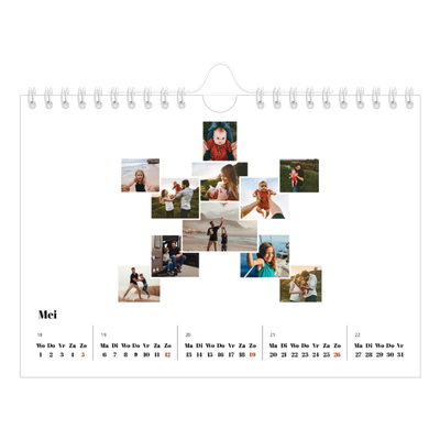 Fotokalender A5 — Collage shapes [omslag]